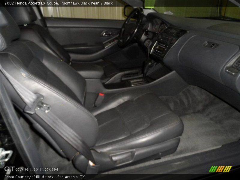 Nighthawk Black Pearl / Black 2002 Honda Accord EX Coupe