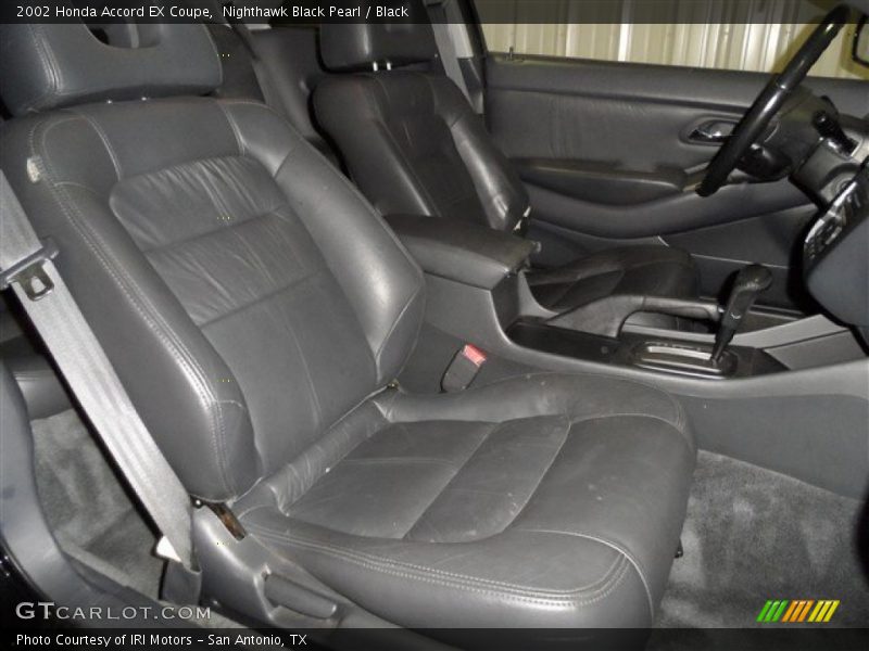 Nighthawk Black Pearl / Black 2002 Honda Accord EX Coupe