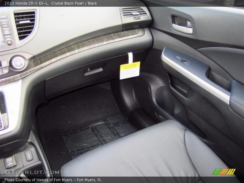 Crystal Black Pearl / Black 2013 Honda CR-V EX-L