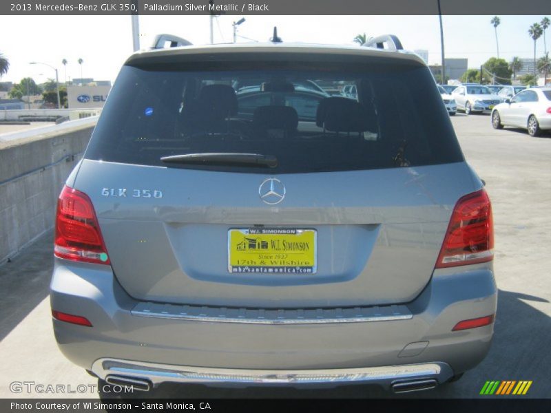 Palladium Silver Metallic / Black 2013 Mercedes-Benz GLK 350