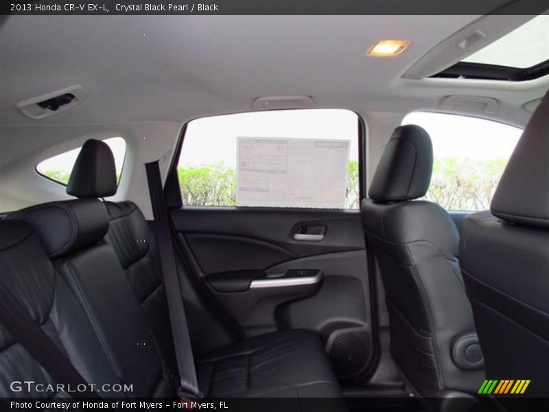 Crystal Black Pearl / Black 2013 Honda CR-V EX-L