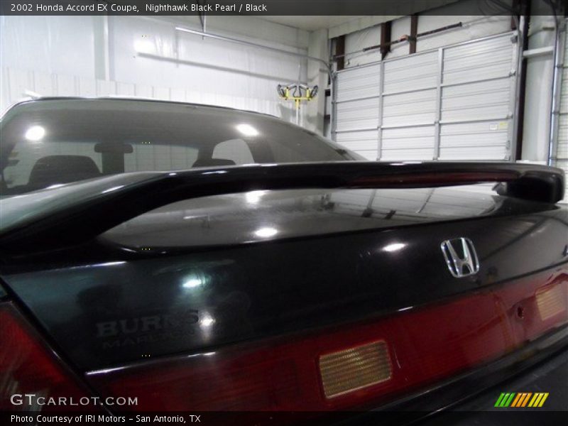 Nighthawk Black Pearl / Black 2002 Honda Accord EX Coupe