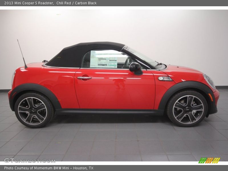 Chili Red / Carbon Black 2013 Mini Cooper S Roadster