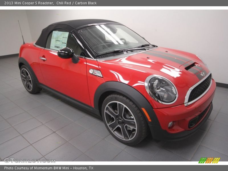 Chili Red / Carbon Black 2013 Mini Cooper S Roadster