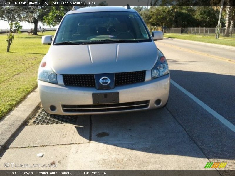 Coral Sand Metallic / Beige 2005 Nissan Quest 3.5 S