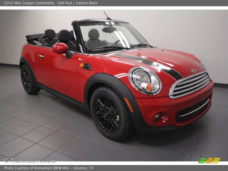 Chili Red / Carbon Black 2013 Mini Cooper Convertible
