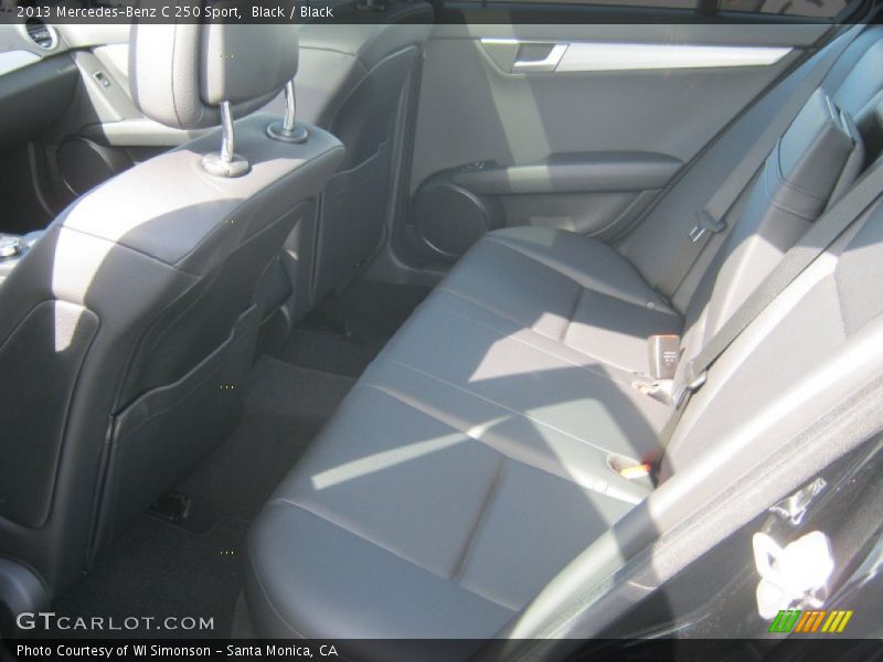 Black / Black 2013 Mercedes-Benz C 250 Sport