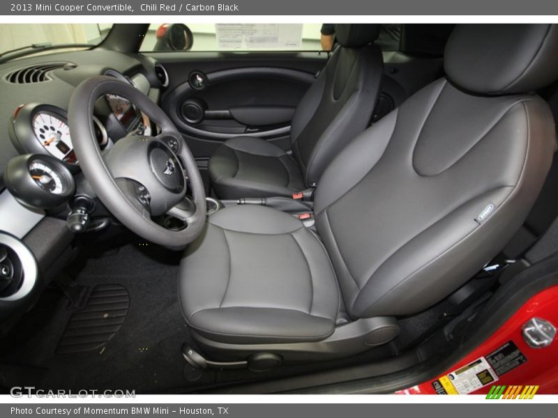 Chili Red / Carbon Black 2013 Mini Cooper Convertible