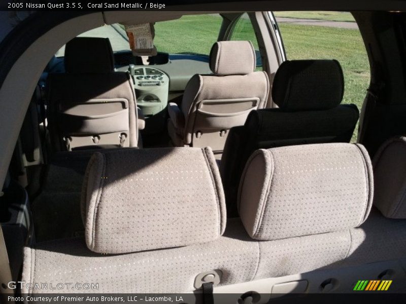 Coral Sand Metallic / Beige 2005 Nissan Quest 3.5 S