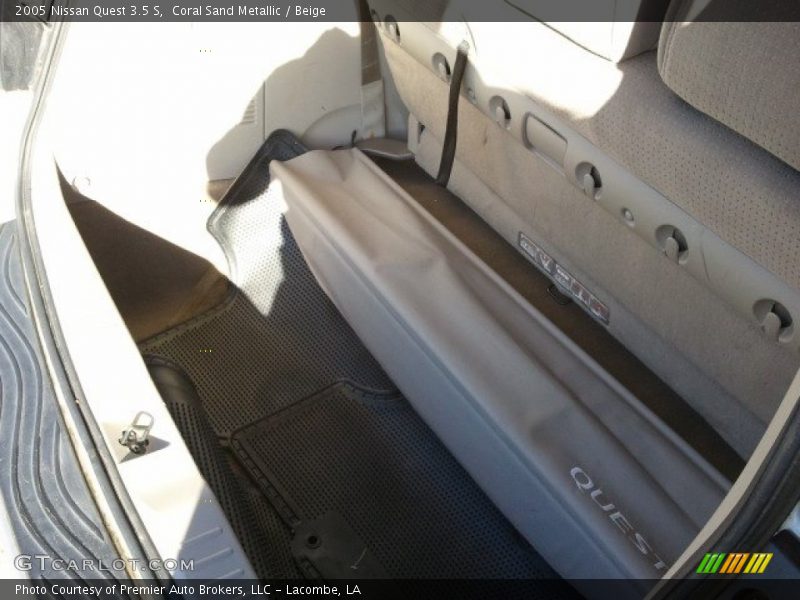 Coral Sand Metallic / Beige 2005 Nissan Quest 3.5 S