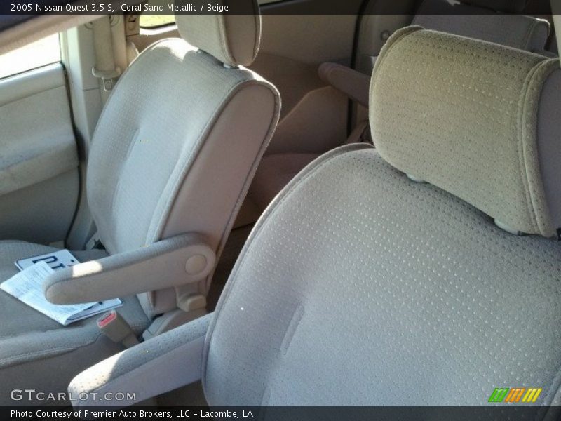 Coral Sand Metallic / Beige 2005 Nissan Quest 3.5 S