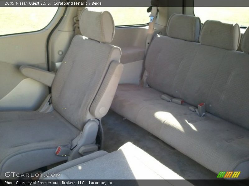 Coral Sand Metallic / Beige 2005 Nissan Quest 3.5 S