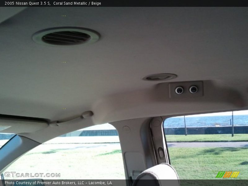 Coral Sand Metallic / Beige 2005 Nissan Quest 3.5 S