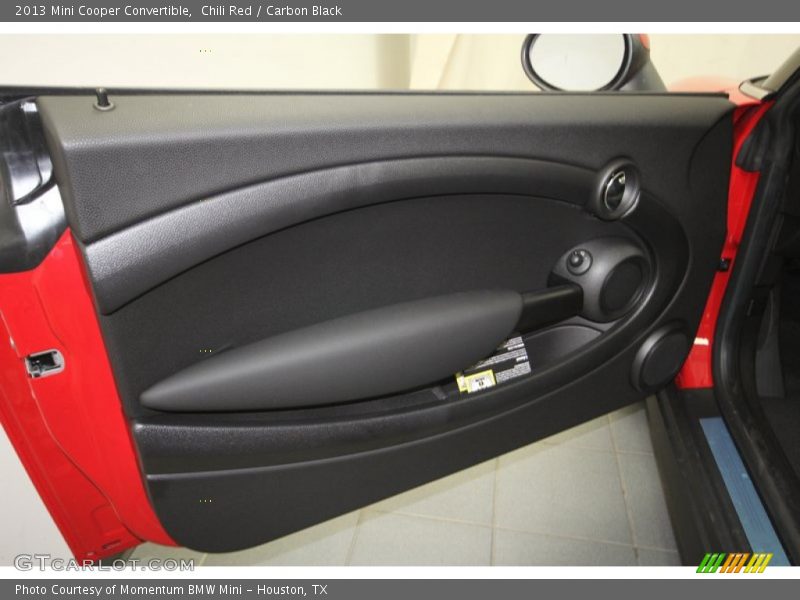 Chili Red / Carbon Black 2013 Mini Cooper Convertible