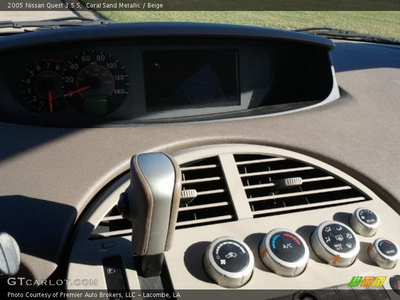 Coral Sand Metallic / Beige 2005 Nissan Quest 3.5 S