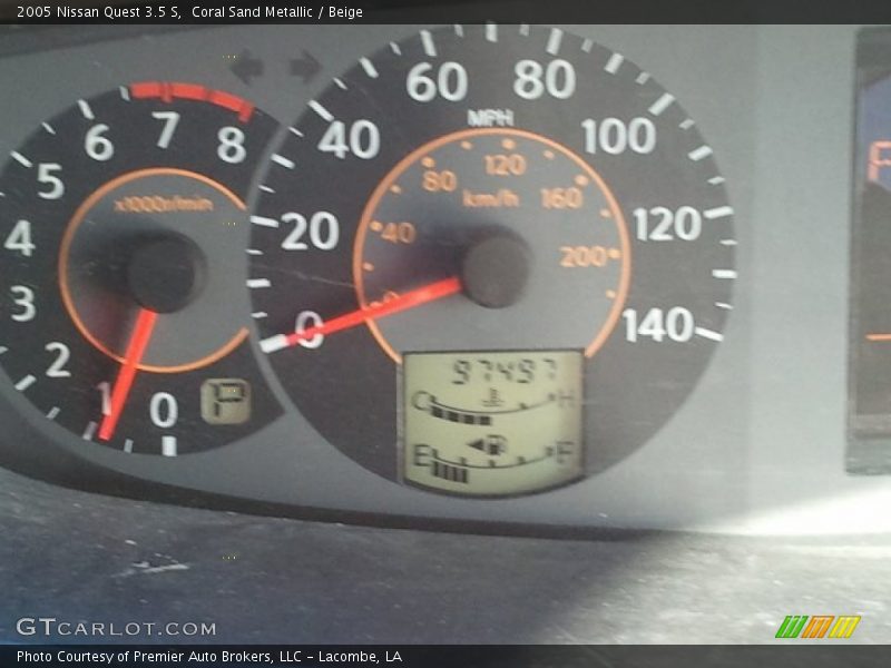 Coral Sand Metallic / Beige 2005 Nissan Quest 3.5 S