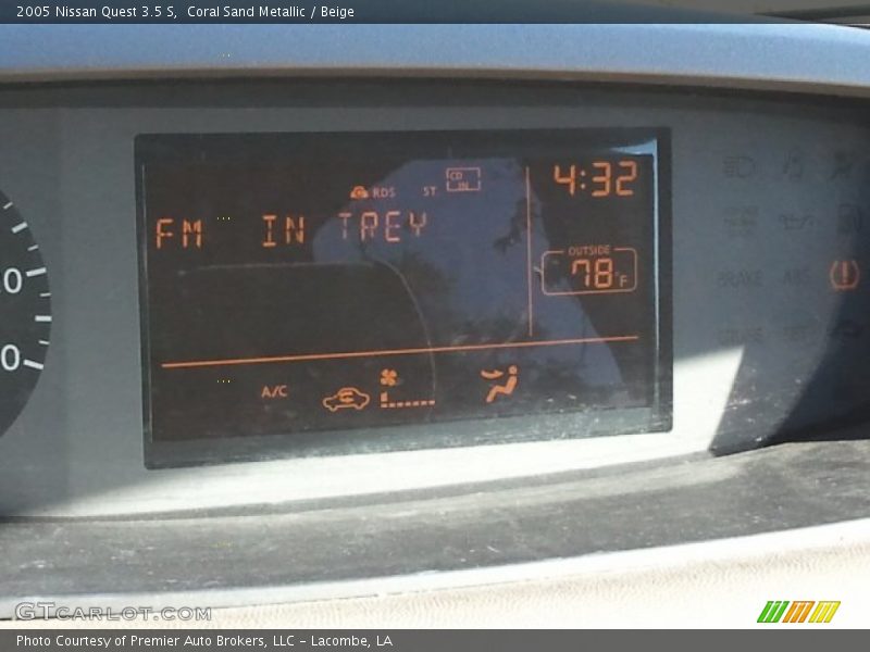 Coral Sand Metallic / Beige 2005 Nissan Quest 3.5 S