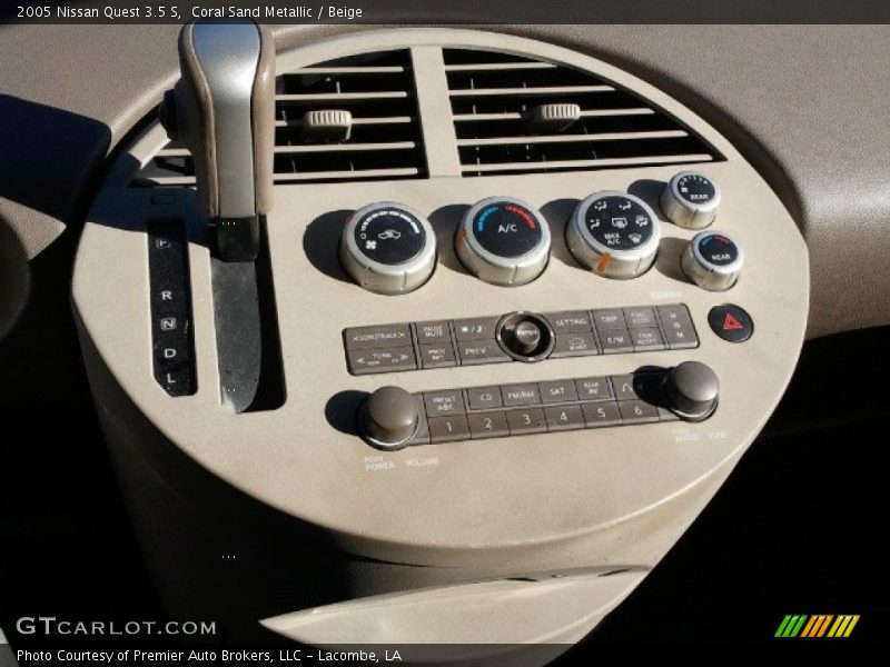 Coral Sand Metallic / Beige 2005 Nissan Quest 3.5 S