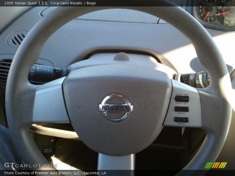 Coral Sand Metallic / Beige 2005 Nissan Quest 3.5 S