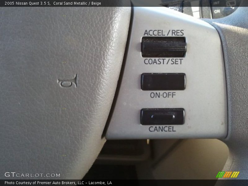 Coral Sand Metallic / Beige 2005 Nissan Quest 3.5 S