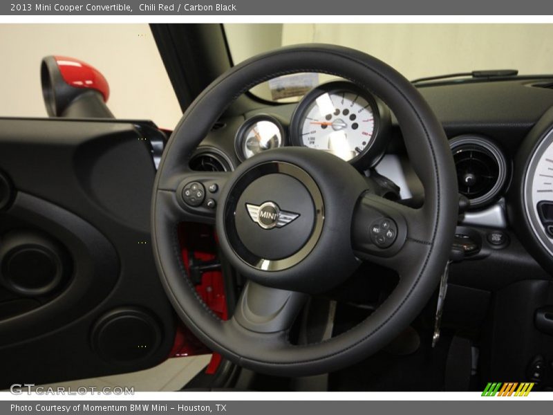 Chili Red / Carbon Black 2013 Mini Cooper Convertible