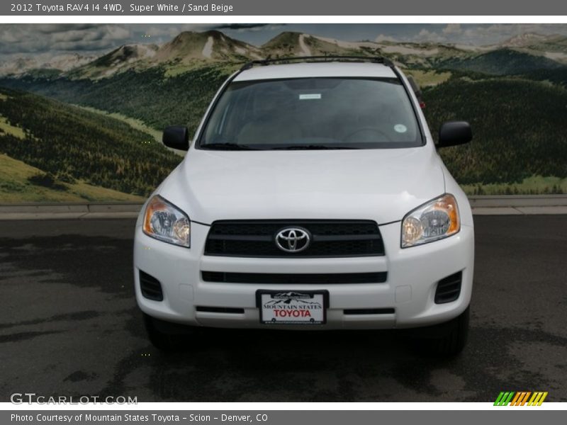 Super White / Sand Beige 2012 Toyota RAV4 I4 4WD