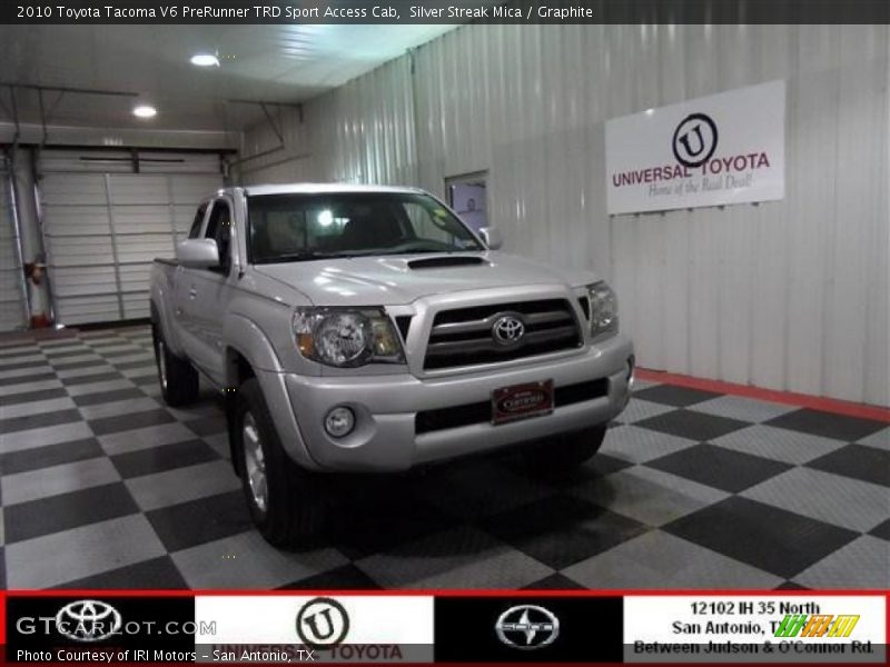 Silver Streak Mica / Graphite 2010 Toyota Tacoma V6 PreRunner TRD Sport Access Cab