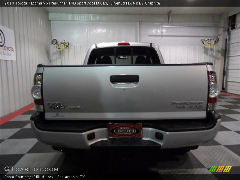 Silver Streak Mica / Graphite 2010 Toyota Tacoma V6 PreRunner TRD Sport Access Cab