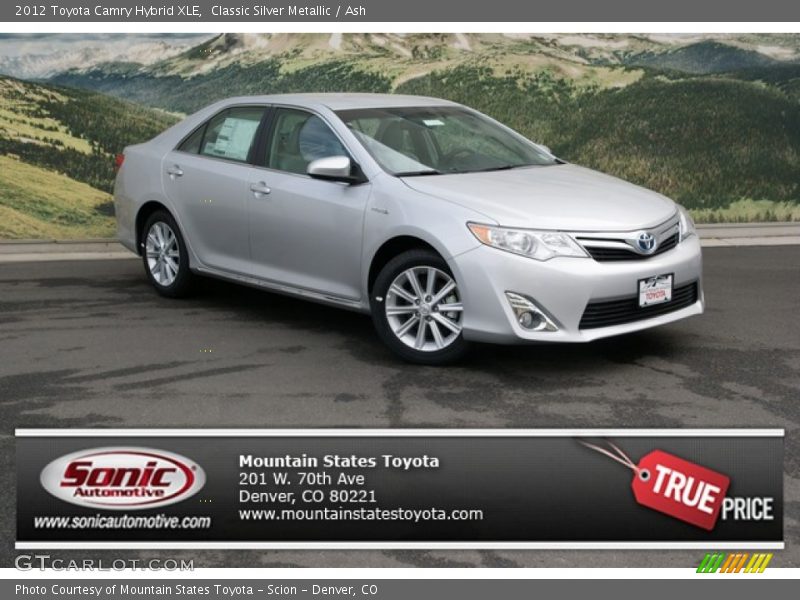 Classic Silver Metallic / Ash 2012 Toyota Camry Hybrid XLE
