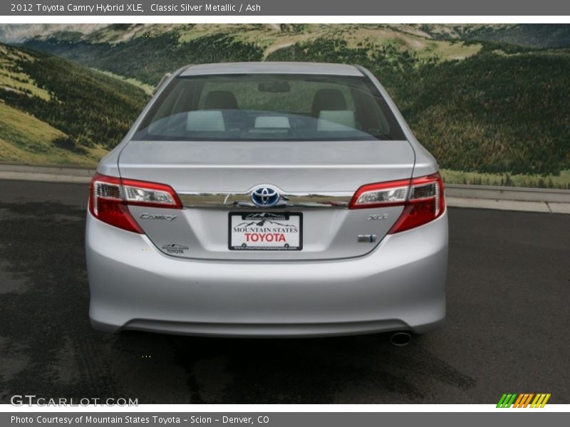 Classic Silver Metallic / Ash 2012 Toyota Camry Hybrid XLE