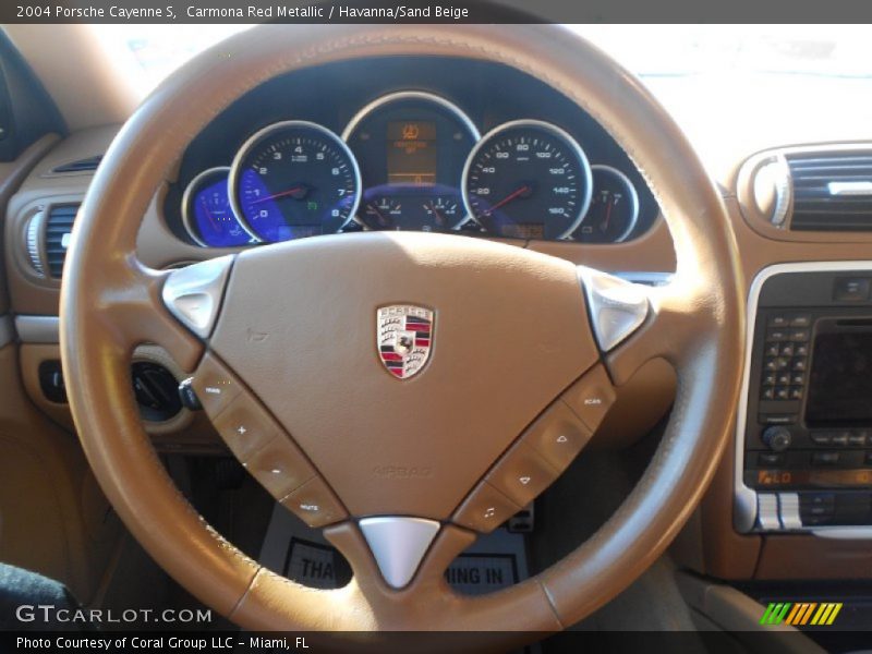 Carmona Red Metallic / Havanna/Sand Beige 2004 Porsche Cayenne S