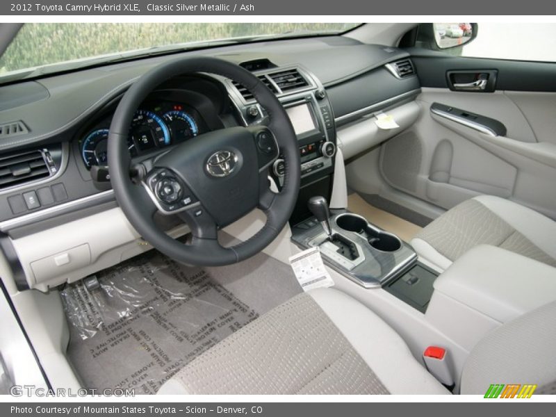 Classic Silver Metallic / Ash 2012 Toyota Camry Hybrid XLE