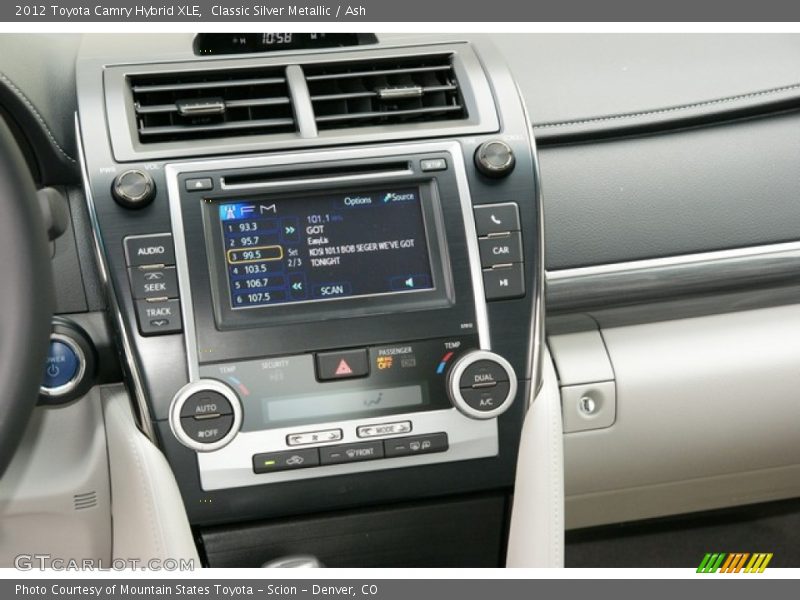 Classic Silver Metallic / Ash 2012 Toyota Camry Hybrid XLE