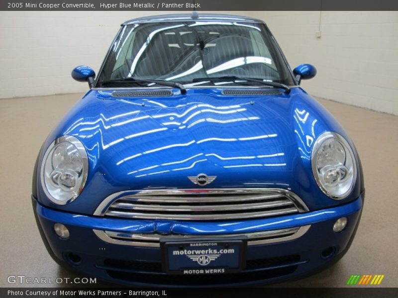 Hyper Blue Metallic / Panther Black 2005 Mini Cooper Convertible
