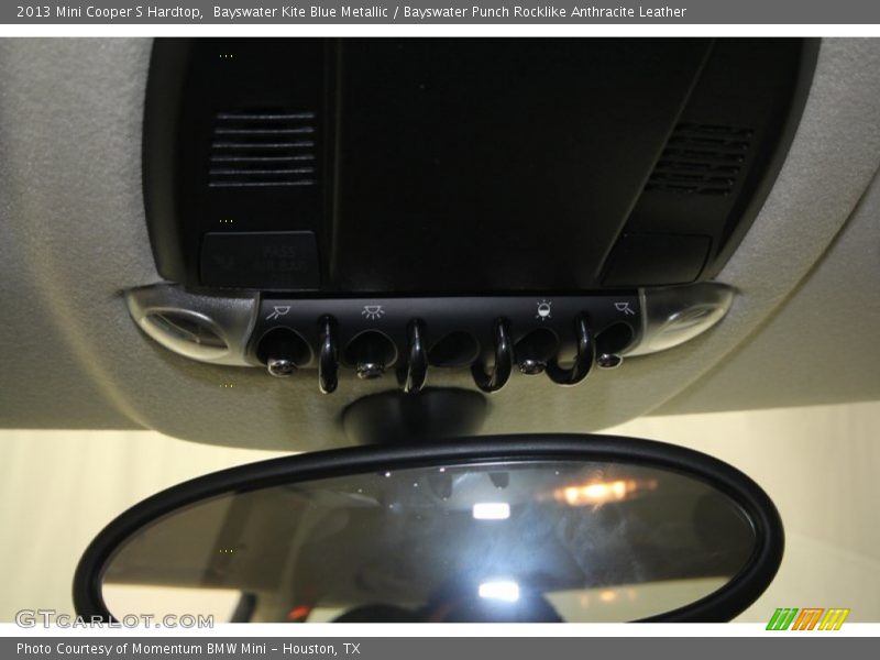 Bayswater Kite Blue Metallic / Bayswater Punch Rocklike Anthracite Leather 2013 Mini Cooper S Hardtop