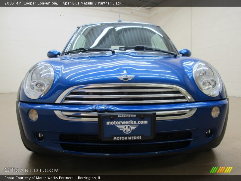 Hyper Blue Metallic / Panther Black 2005 Mini Cooper Convertible
