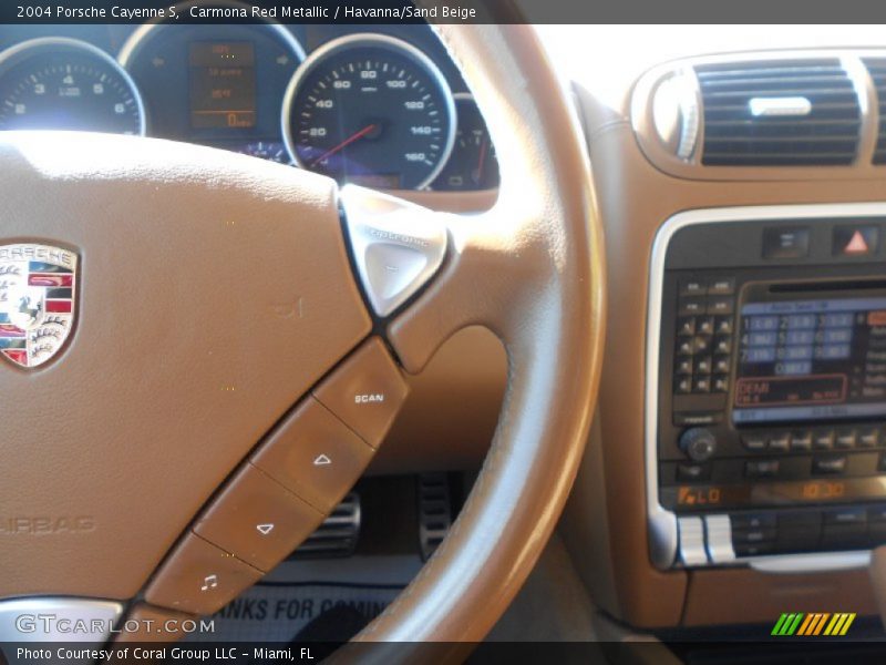 Carmona Red Metallic / Havanna/Sand Beige 2004 Porsche Cayenne S