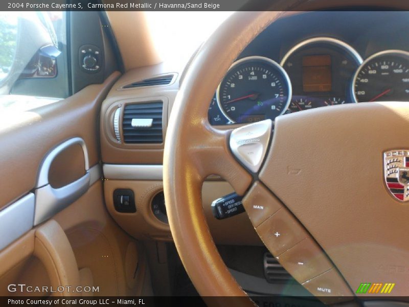 Carmona Red Metallic / Havanna/Sand Beige 2004 Porsche Cayenne S