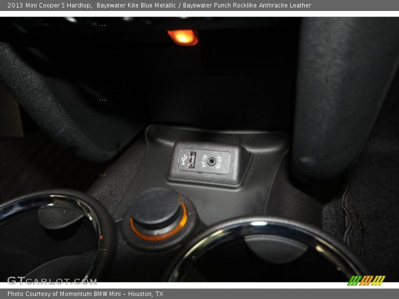 Bayswater Kite Blue Metallic / Bayswater Punch Rocklike Anthracite Leather 2013 Mini Cooper S Hardtop