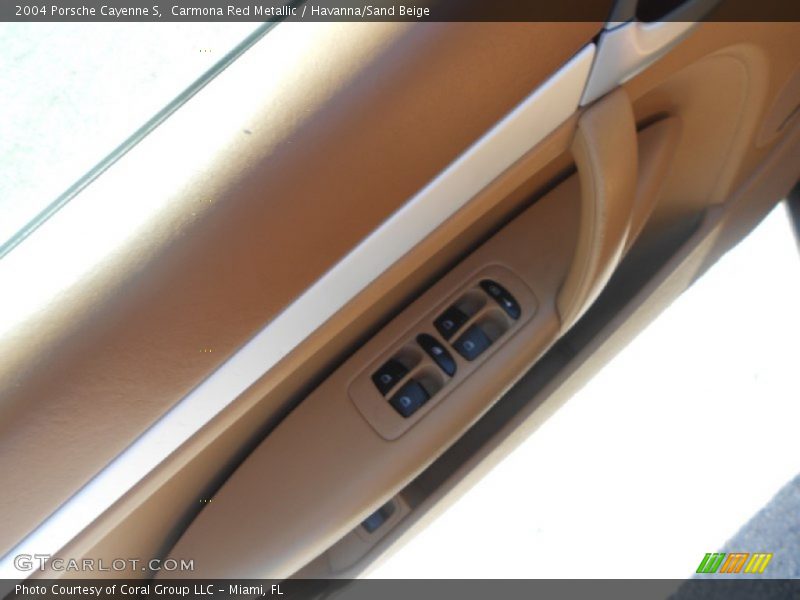 Carmona Red Metallic / Havanna/Sand Beige 2004 Porsche Cayenne S