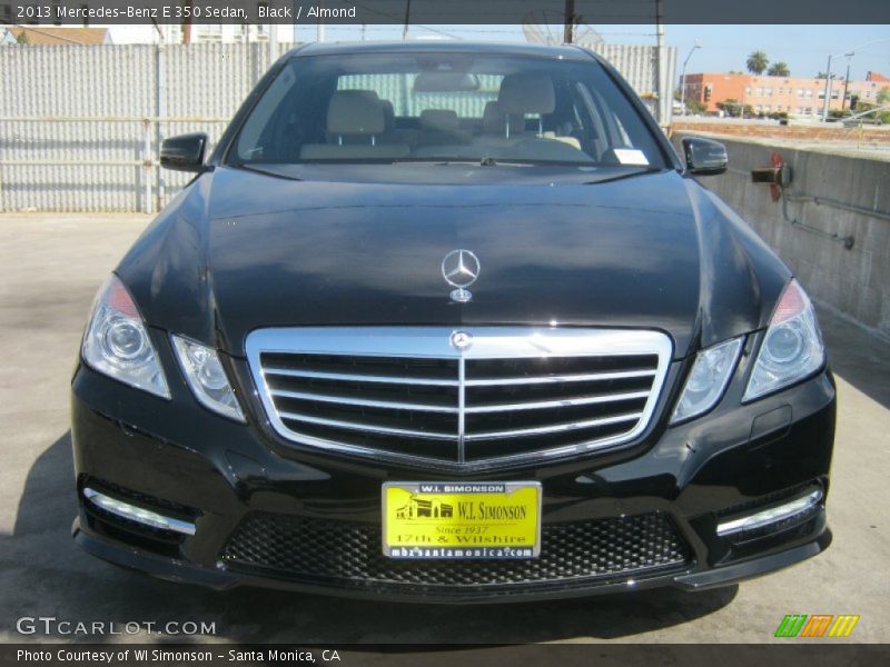 Black / Almond 2013 Mercedes-Benz E 350 Sedan