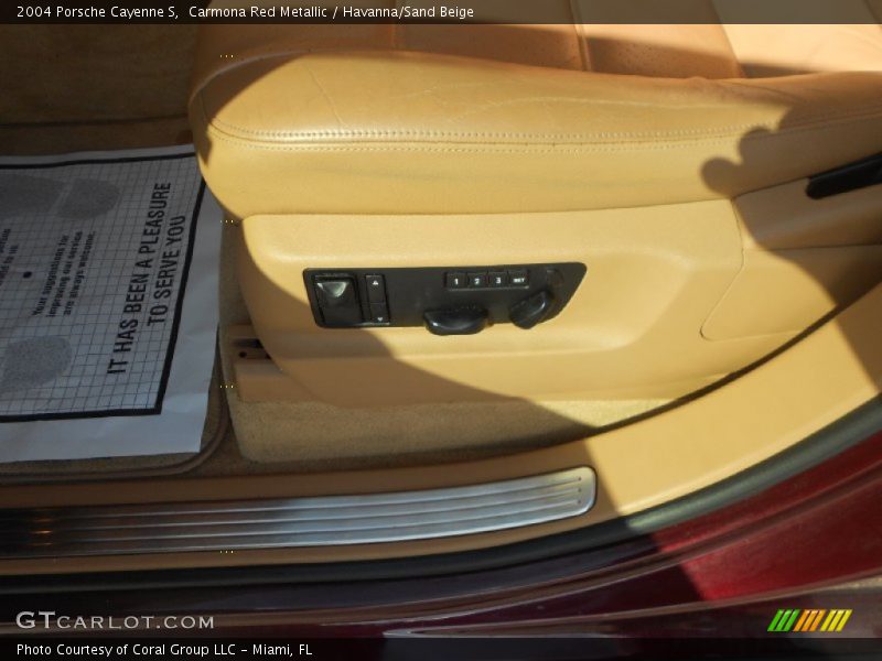 Carmona Red Metallic / Havanna/Sand Beige 2004 Porsche Cayenne S