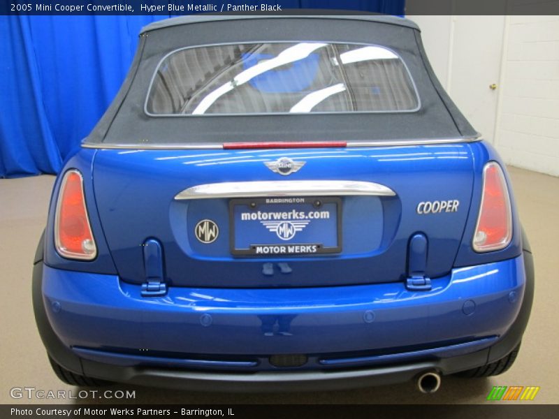 Hyper Blue Metallic / Panther Black 2005 Mini Cooper Convertible