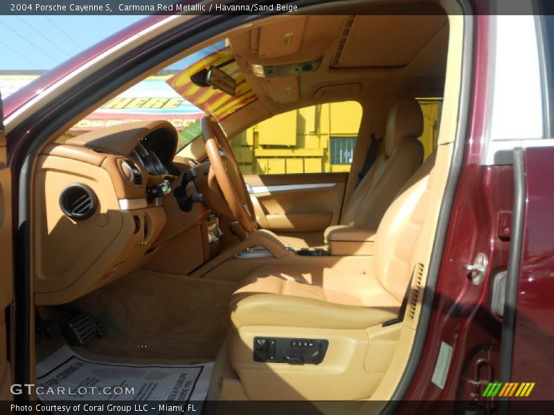 Carmona Red Metallic / Havanna/Sand Beige 2004 Porsche Cayenne S