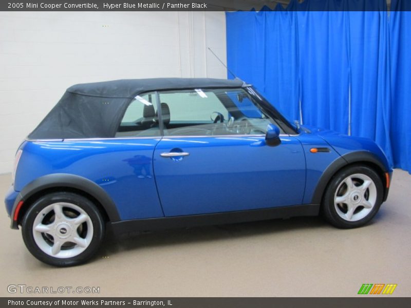Hyper Blue Metallic / Panther Black 2005 Mini Cooper Convertible