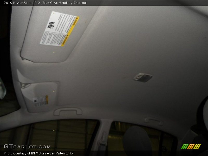 Blue Onyx Metallic / Charcoal 2010 Nissan Sentra 2.0