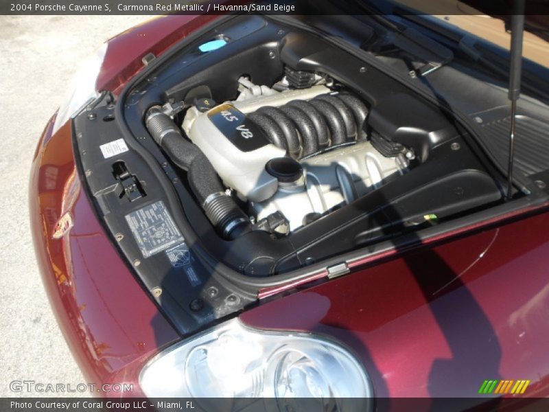 Carmona Red Metallic / Havanna/Sand Beige 2004 Porsche Cayenne S