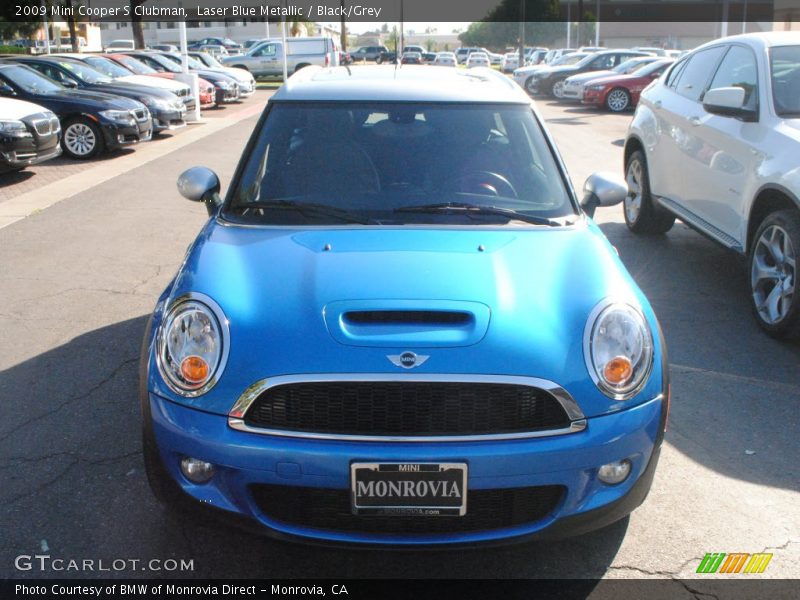 Laser Blue Metallic / Black/Grey 2009 Mini Cooper S Clubman