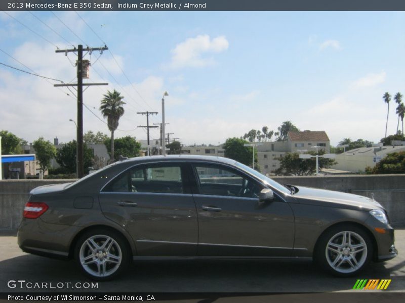 Indium Grey Metallic / Almond 2013 Mercedes-Benz E 350 Sedan