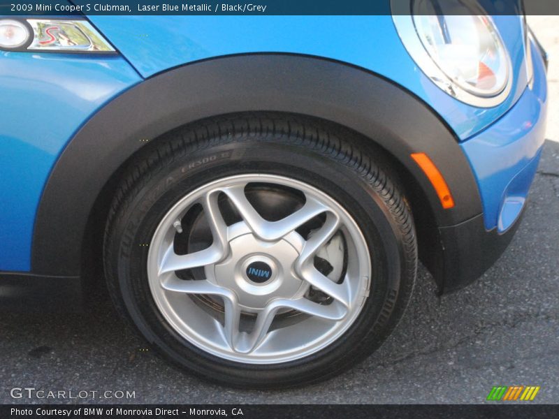 Laser Blue Metallic / Black/Grey 2009 Mini Cooper S Clubman